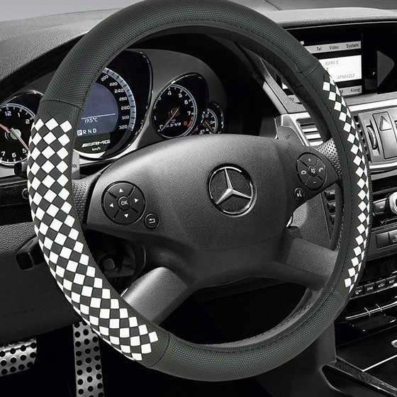 Single PVC Steering Wheel Cover