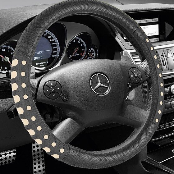 Single PVC Steering Wheel Cover